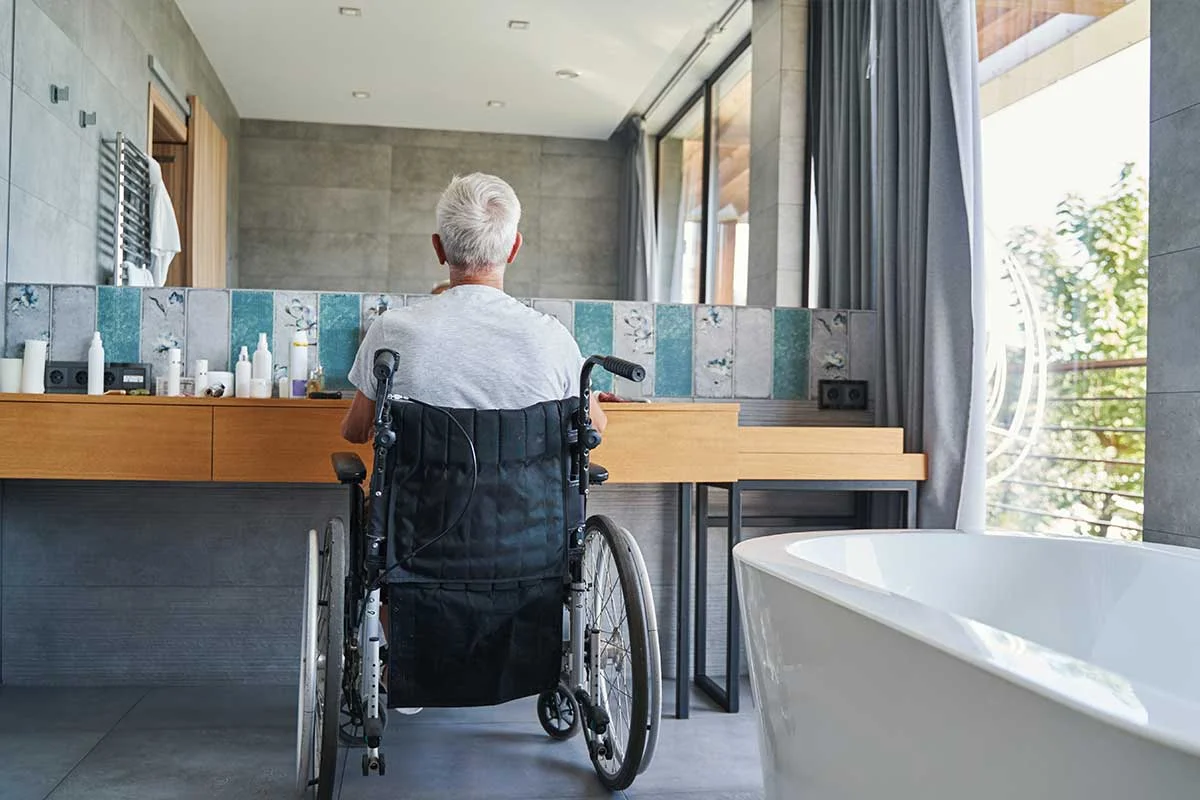 Rolstoeltoegankelijk wonen vereist de juiste douche