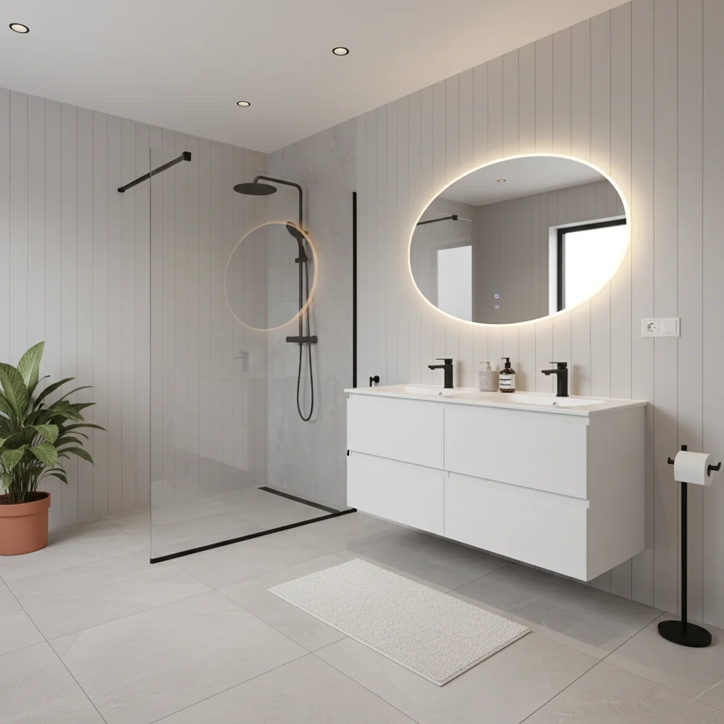 Na: Blauwe tegels krap