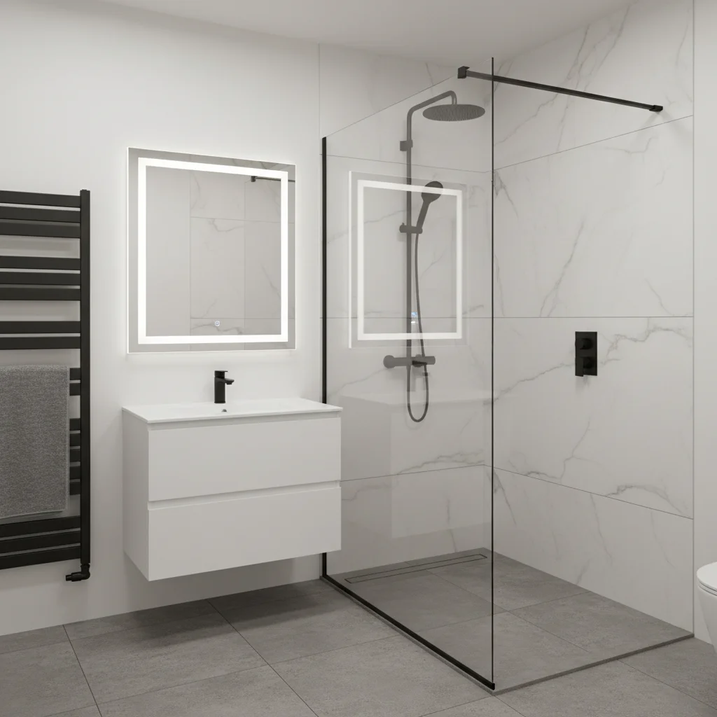 Na: Oude douchecabine