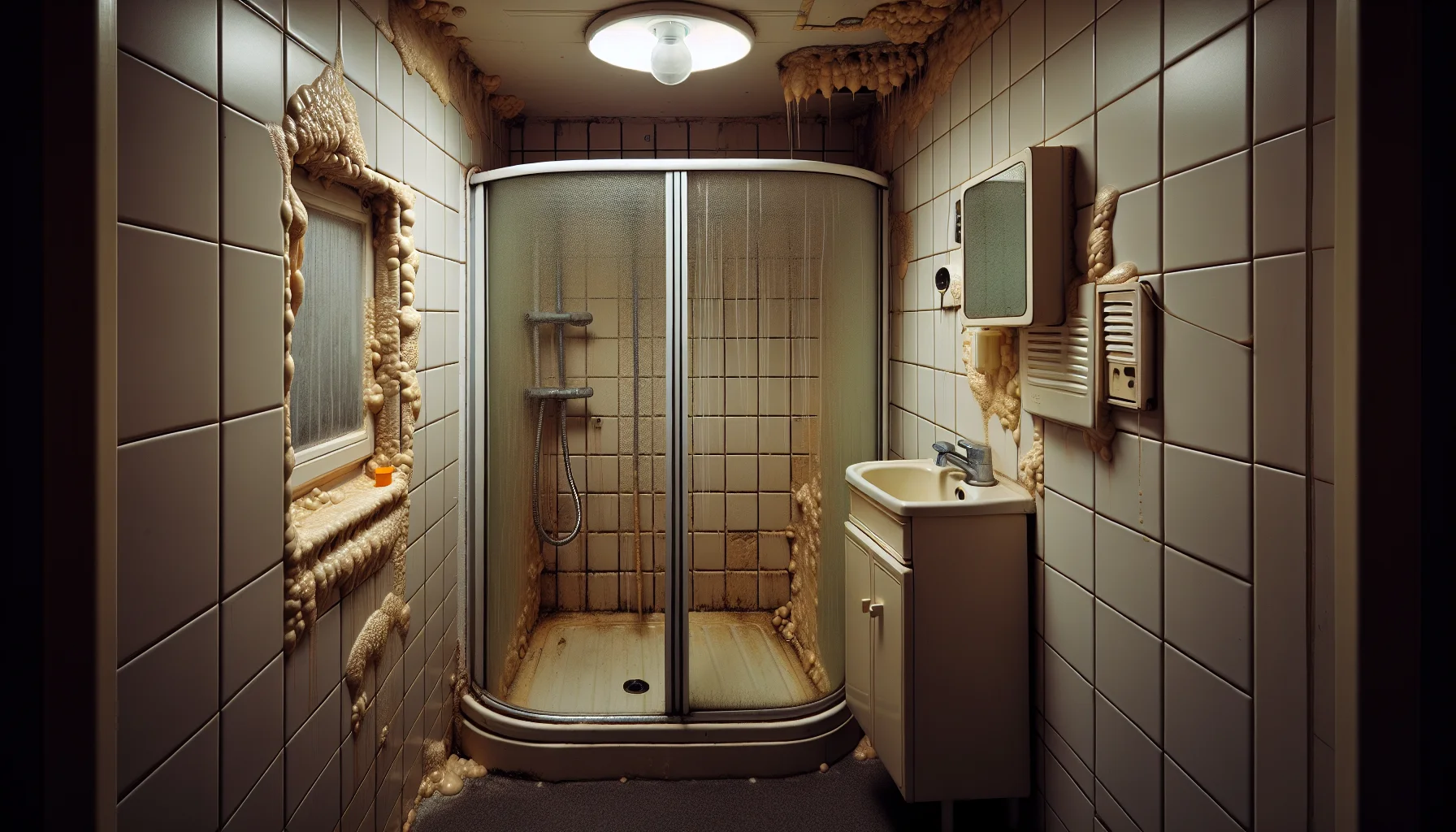 Voor: Oude douchecabine
