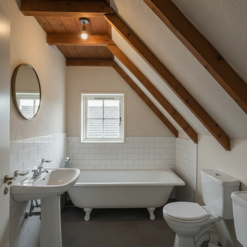 Voor: Zolderbadkamer